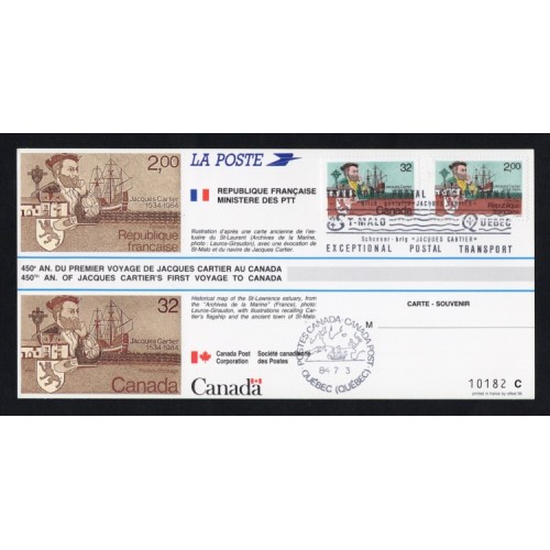 Canada TC25 Jacques Cartier\'s First Voyage to Canada