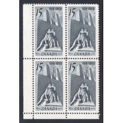 Canada 486 Corner Block LL VF MNH