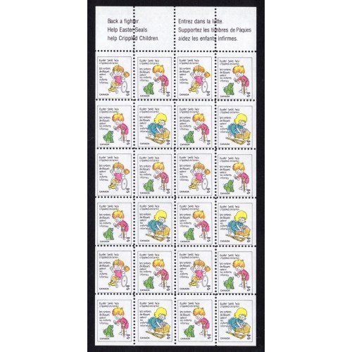 Canada 4130.51a-c Easter Seals Sheet (1979)