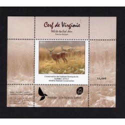 Canada QW25 2012 Quebec Wildlife Habitat Conservation Stamp