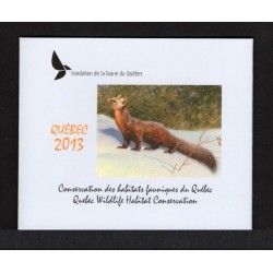 Canada QW26 2013 Quebec Wildlife Habitat Conservation Booklet