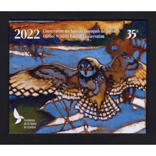Canada QW35 2022 Quebec Wildlife Habitat Conservation Booklet