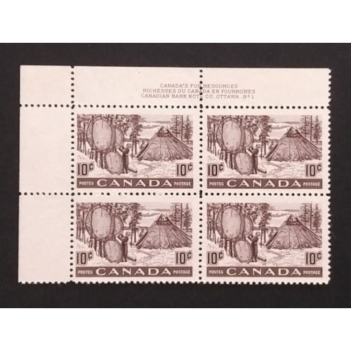 Canada 301 Plate Block UL No. 1 F-VF MNH