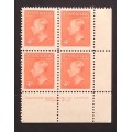 Canada 306 Plate Block LR No. 13 F-VF MNH