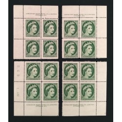 Canada 338 Plate Blocks Matched Set No. 1 F MNH