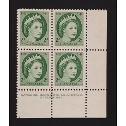 Canada 338 Plate Block LR No. 1 F-VF MNH