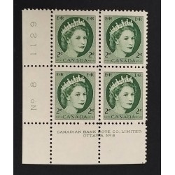 Canada 338 Plate Block LL No. 8 F-VF MNH