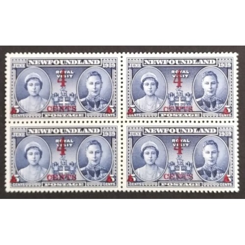 Newfoundland 251 Block VF MNH
