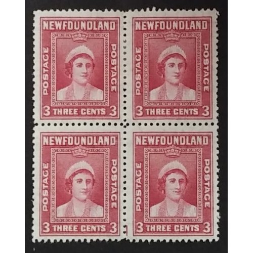 Newfoundland 255 Block F-VF MH