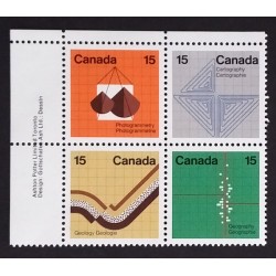 Canada 585a Plate Block UL VF MNH