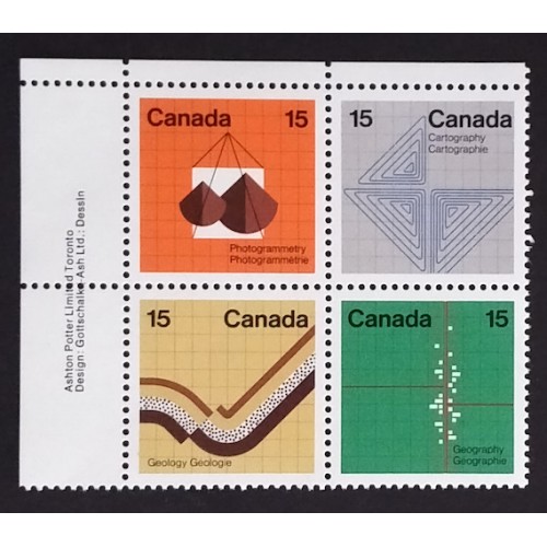 Canada 585a Plate Block UL VF MNH