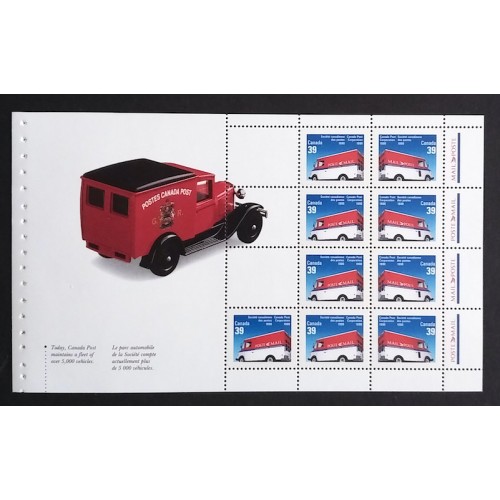 Canada 1273b Booklet Pane VF MNH