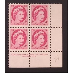 Canada 339 Plate Block LR No. 2 F-VF MNH