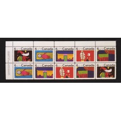 Canada 528a Plate Block UL VF MNH
