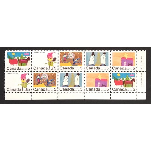 Canada 523a|522iv|523iii Plate Block LR VF MNH