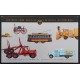 Canada TPC20 Historic Land Vehicles Thematic Post Cards Set (25)