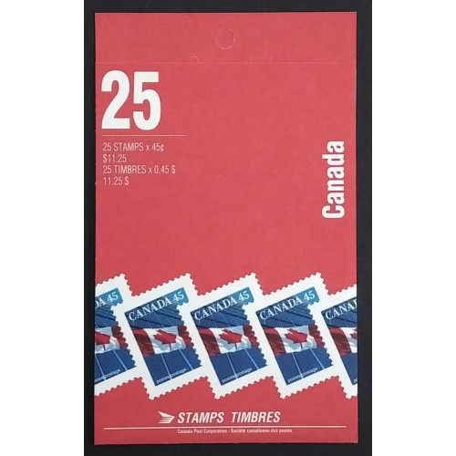Canada BK178c Booklet Miscut (Opened)