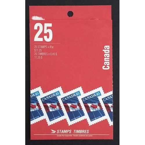 Canada BK178c Booklet Miscut (Opened)