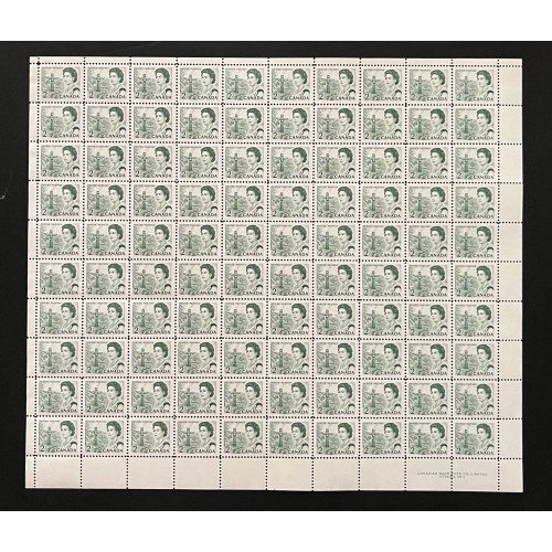 Canada 455 Sheet Plate No. 1 MNH