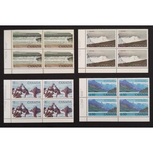 Canada 726|1084 Plate Blocks LL - Complete Set VF MNH
