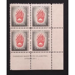 Canada 364 Plate Block LR No. 1-1 F-VF MNH