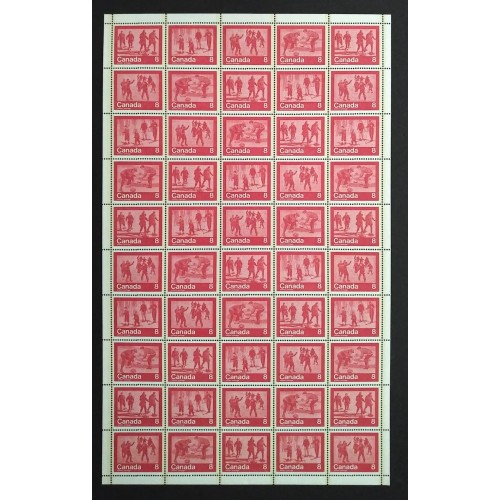 Canada 647a Sheet Field Stock