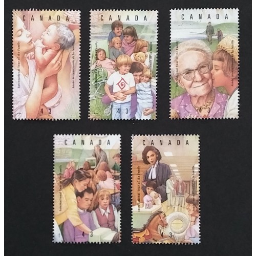 Canada 1523a-e Singles from Souvenir Sheet VF MNH