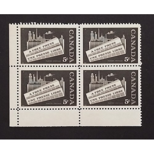 Canada 375 Corner Block LL VF MNH