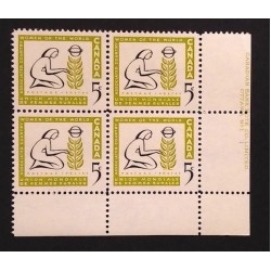Canada 385 Plate Block LR No. 1 VF MNH