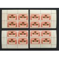 Canada 388 Plate Blocks Matched Set No. 1 VF MLH