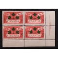 Canada 388 Plate Block LR No. 1 F-VF MNH