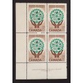 Canada 395 Plate Block LL No. 1-1 F-VF MNH