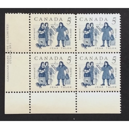 Canada 398 Plate Block LL No. 1 VF MNH