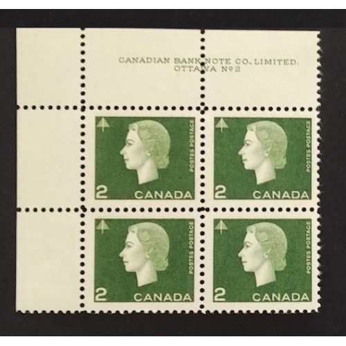 Canada 402 Plate Block UL No. 2 F-VF MNH