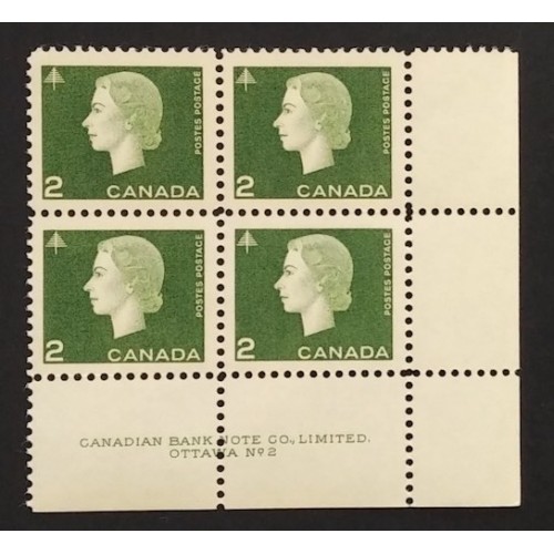 Canada 402 Plate Block LR No. 2 VF MNH