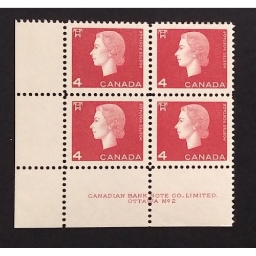 Canada 404 Plate Block LL No. 2 VF MNH