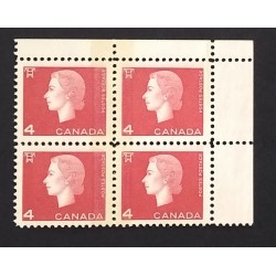 Canada 404v Corner Block UR VF MNH
