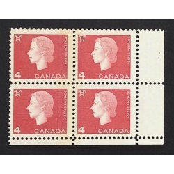 Canada 404v Corner Block LR F-VF MNH