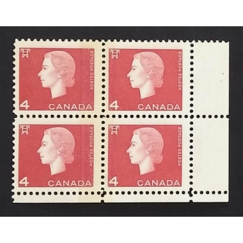 Canada 404v Corner Block LR F-VF MNH