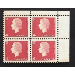 Canada 404p Corner Block UR VF MNH