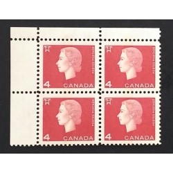 Canada 404p Corner Block UL F-VF MNH