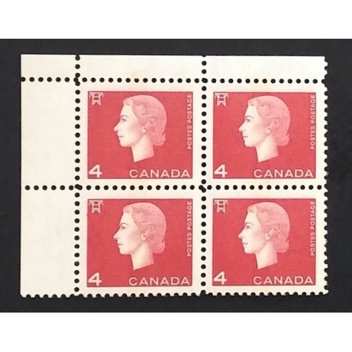 Canada 404p Corner Block UL F-VF MNH