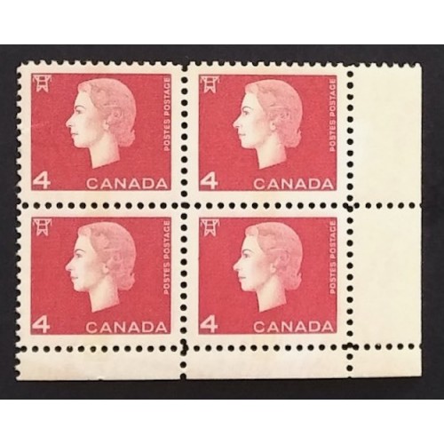 Canada 404p Corner Block LR VF MNH