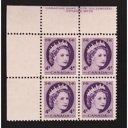 Canada 340i Plate Block UL No.16 F-VF MNH