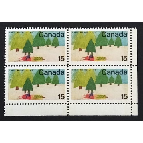 Canada 530p Corner Block LR VF MNH