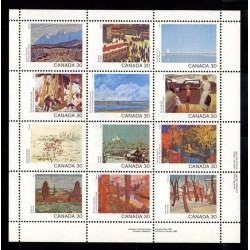 Canada 966a Mini Pane LR Inscription MNH