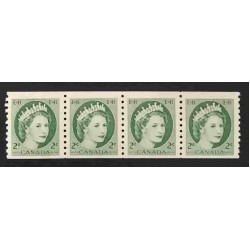 Canada 345 Strip F-VF MNH