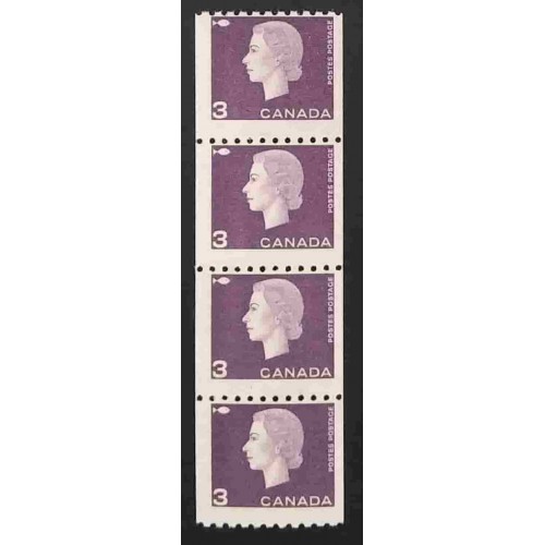 Canada 407 Strip F MNH Strip