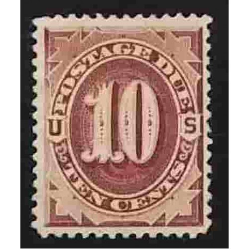 United States J19 VF MH OG ** See Certificate **