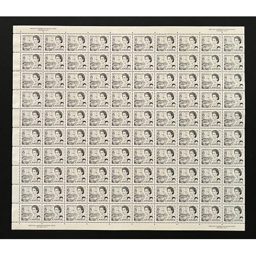 Canada 460 Sheet Plate No. 1 MNH